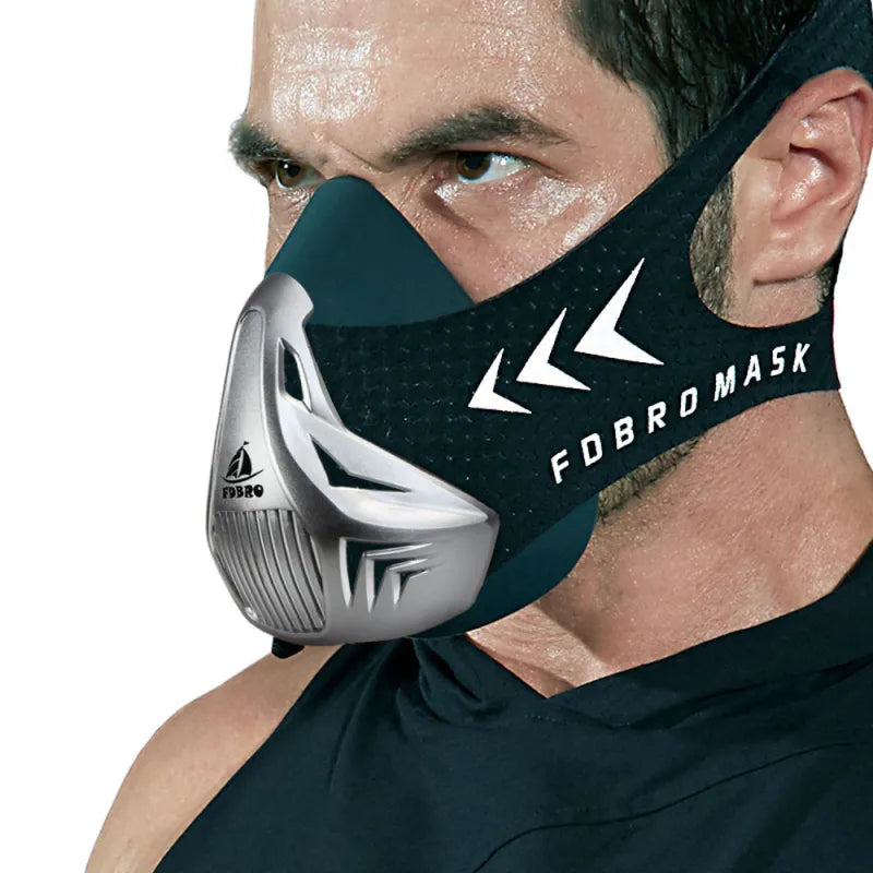 Adjustable 6-Level Training Mask for Endurance & Breathing Resistance.