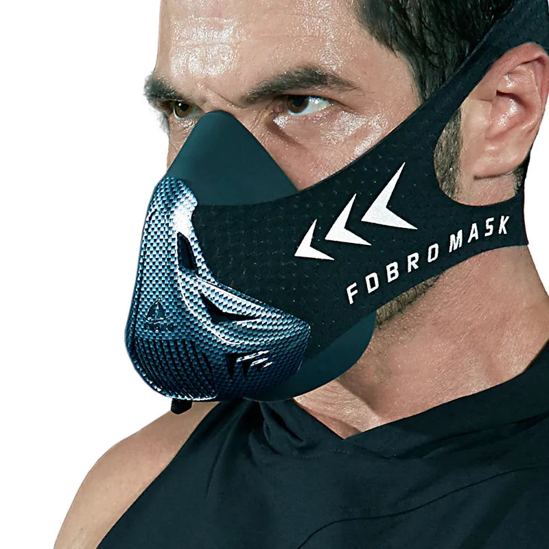 Adjustable 6-Level Training Mask for Endurance & Breathing Resistance.