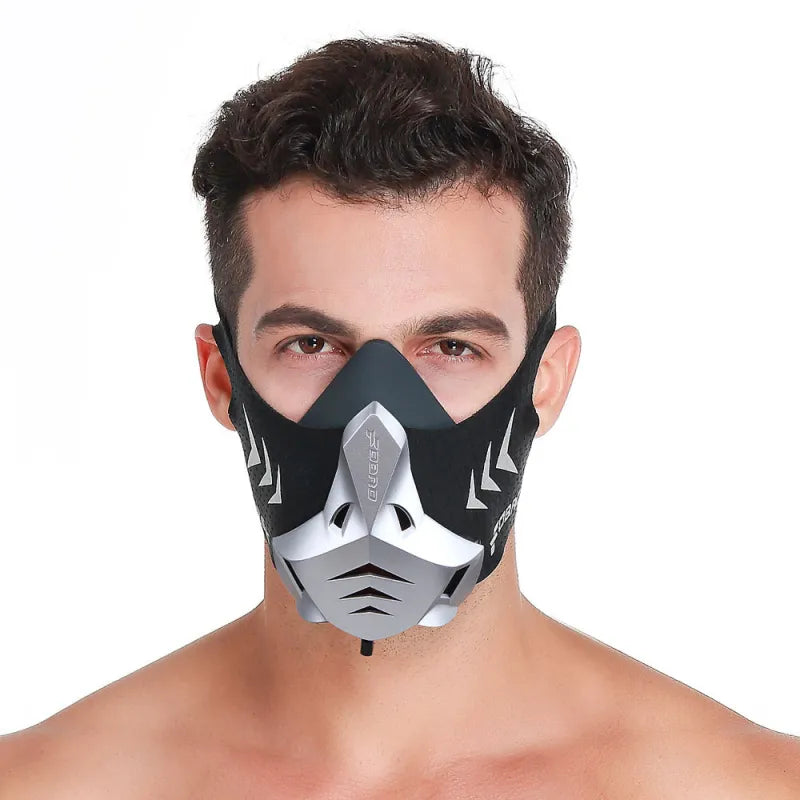 Adjustable 6-Level Training Mask for Endurance & Breathing Resistance.